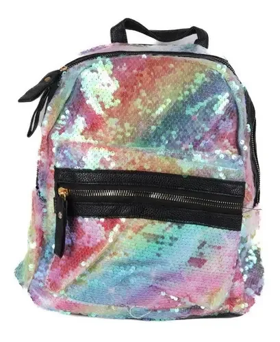 Mochila Escolar Passeio Trabalho Exercício Colorido Sortido Desenho do tecido B2831