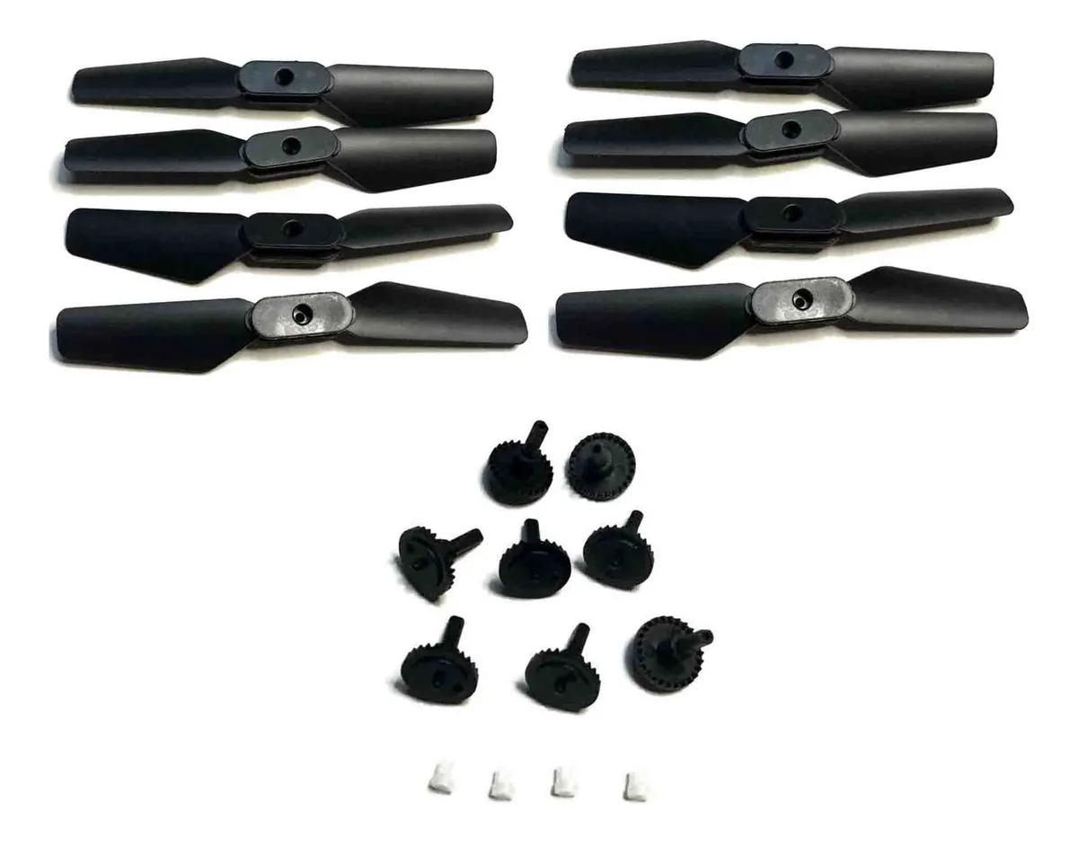 Rijpex Peças de Reposição Para Drones RC, Proteção de Hélice de Ventilador, Engrenagens de Motor de Folha de Bordo, Para Quadcóptero LS-XT8 Para Mini Drone Para LSRC XT8