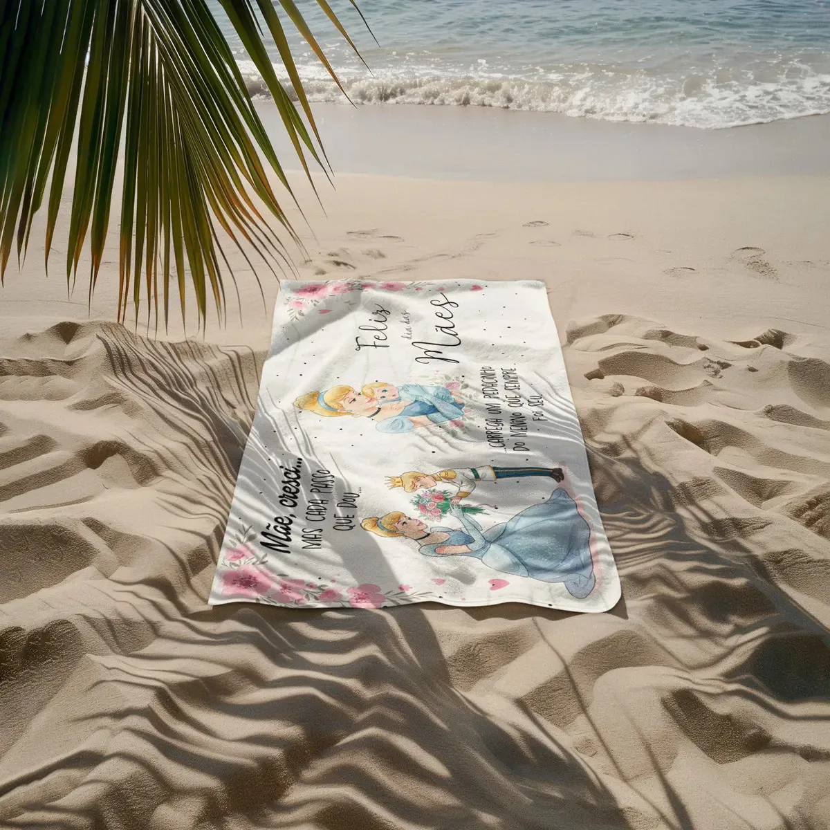 Toalha Banho Praia Grazi Personalizados Premium Microfibra 80x180cm Branco