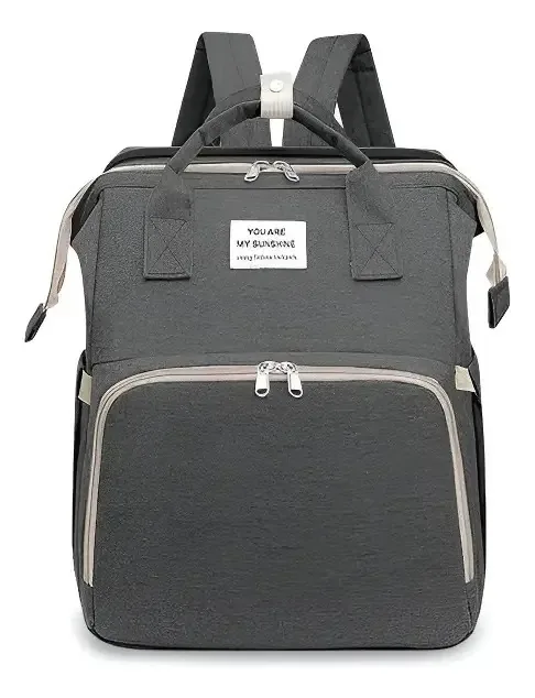 Bolsa Maternidade Com Caminha Práticidade Bolsos Externos
