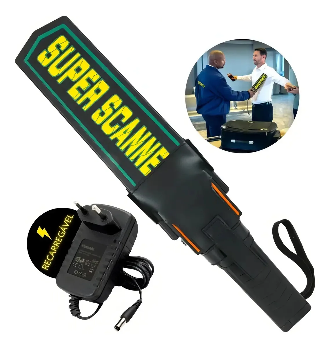 Detector De Metais Multifrequência Portátil Md-303b 6cm