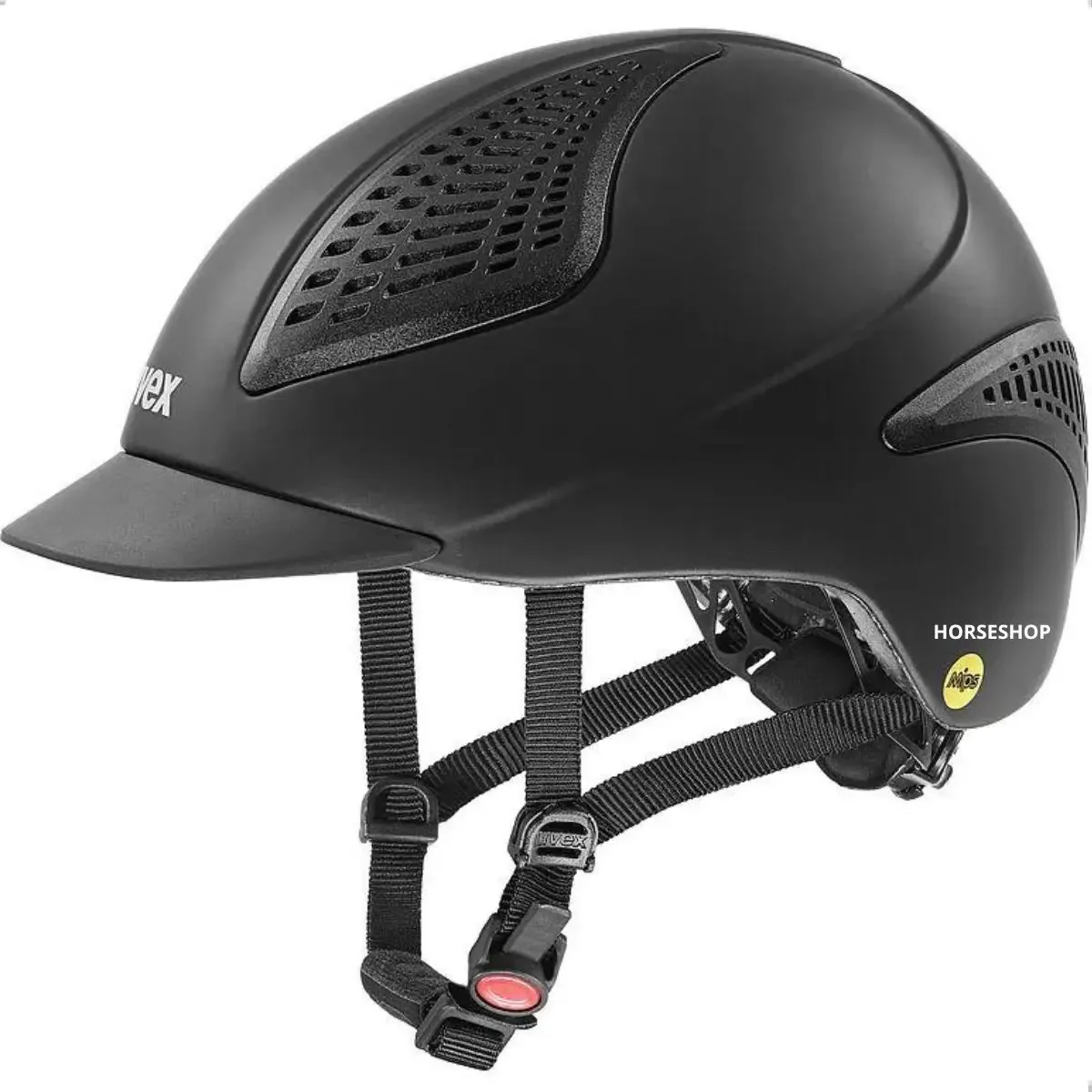 Capacete Uvex Exxential Il Mips Preto Hipismo Equitação Tamanho P-M