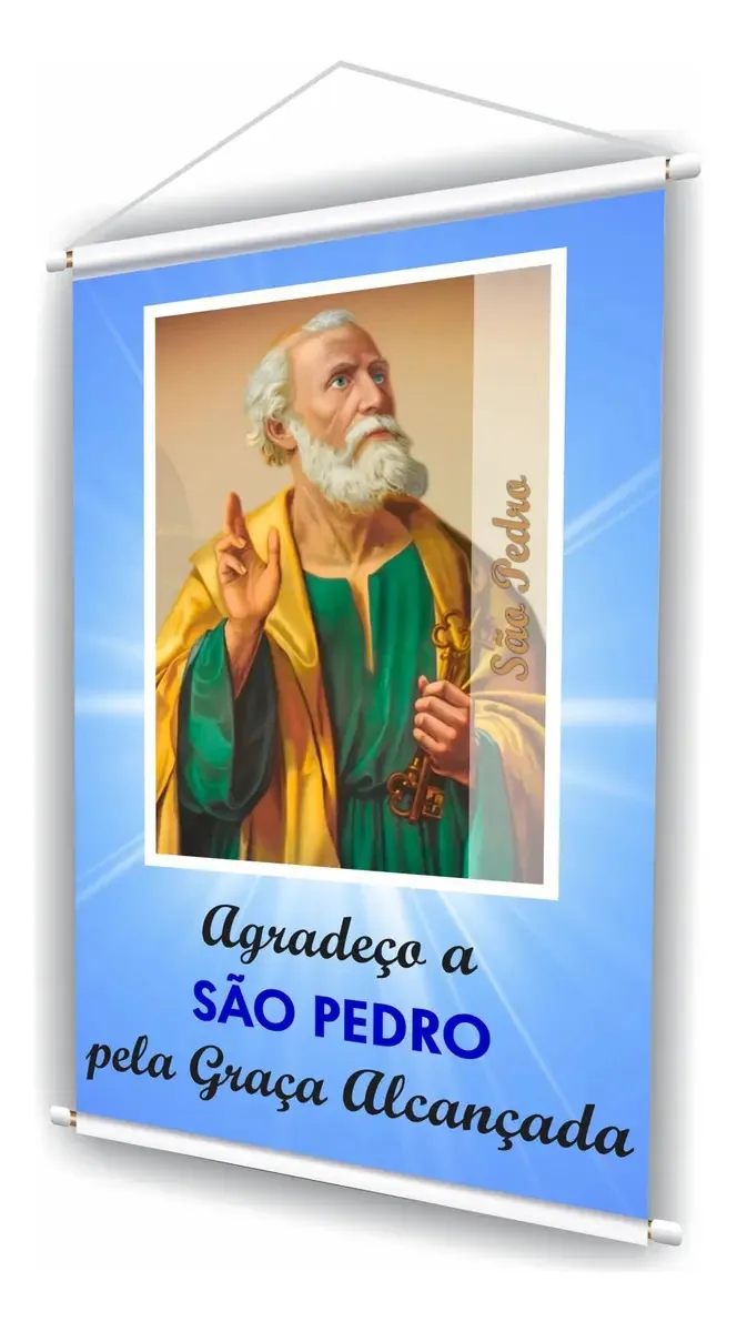 Banner Faixa Placa São Pedro Igreja Santuário