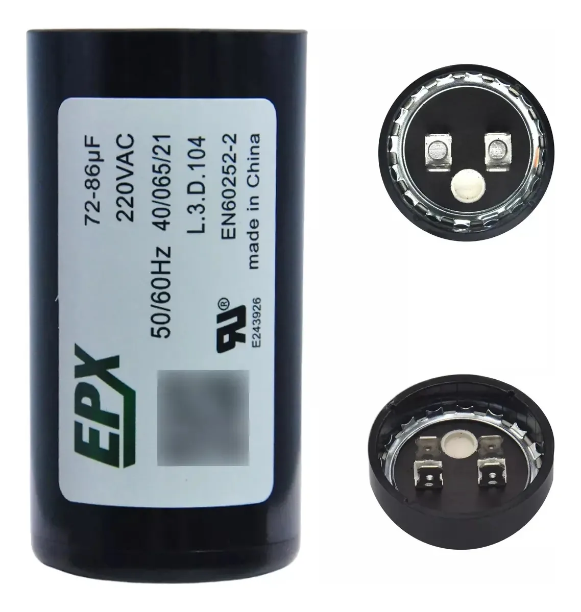 Capacitor Eletrolitico 72uf 220v Epx