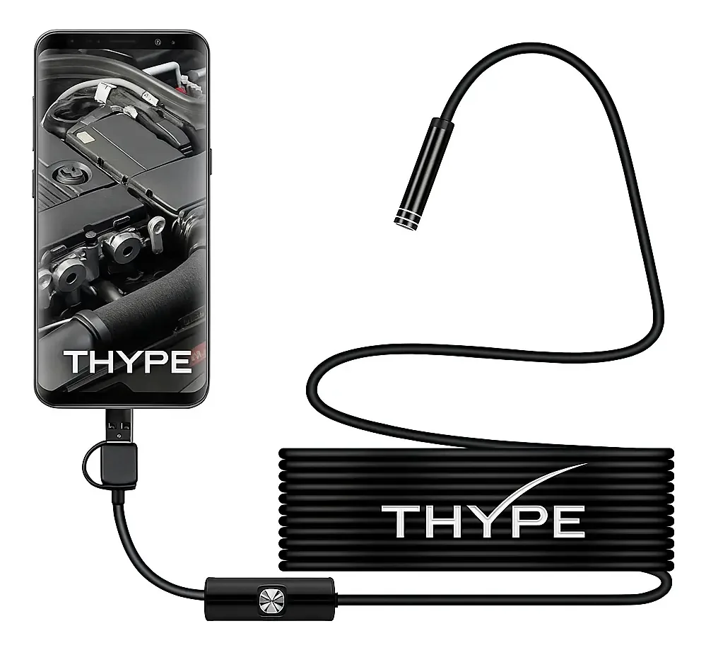 Câmera Sonda Endoscópica 5m Thype Plug Tipo C Micro Usb Android