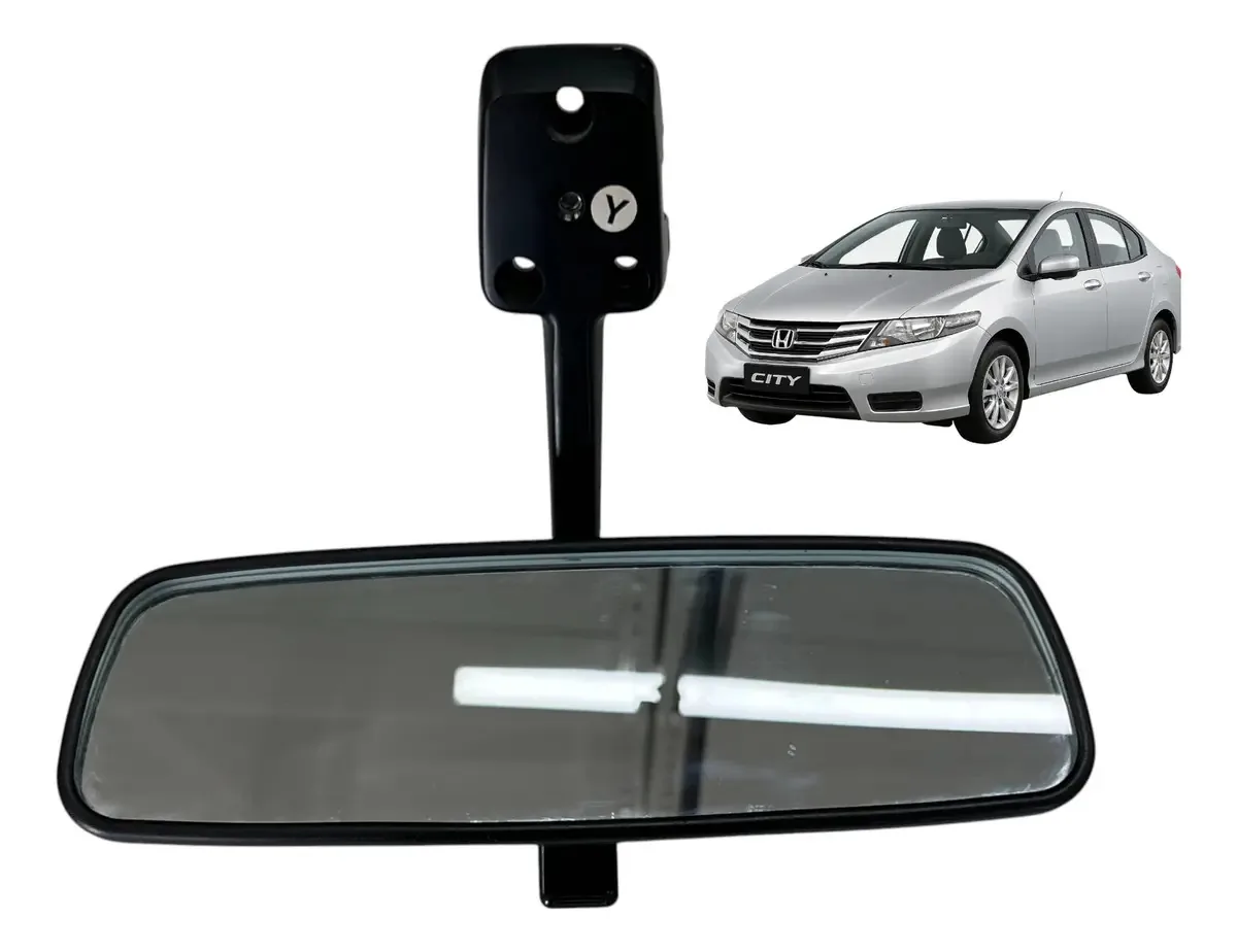 Retrovisor Interno Central Honda City 2010 2014 ()