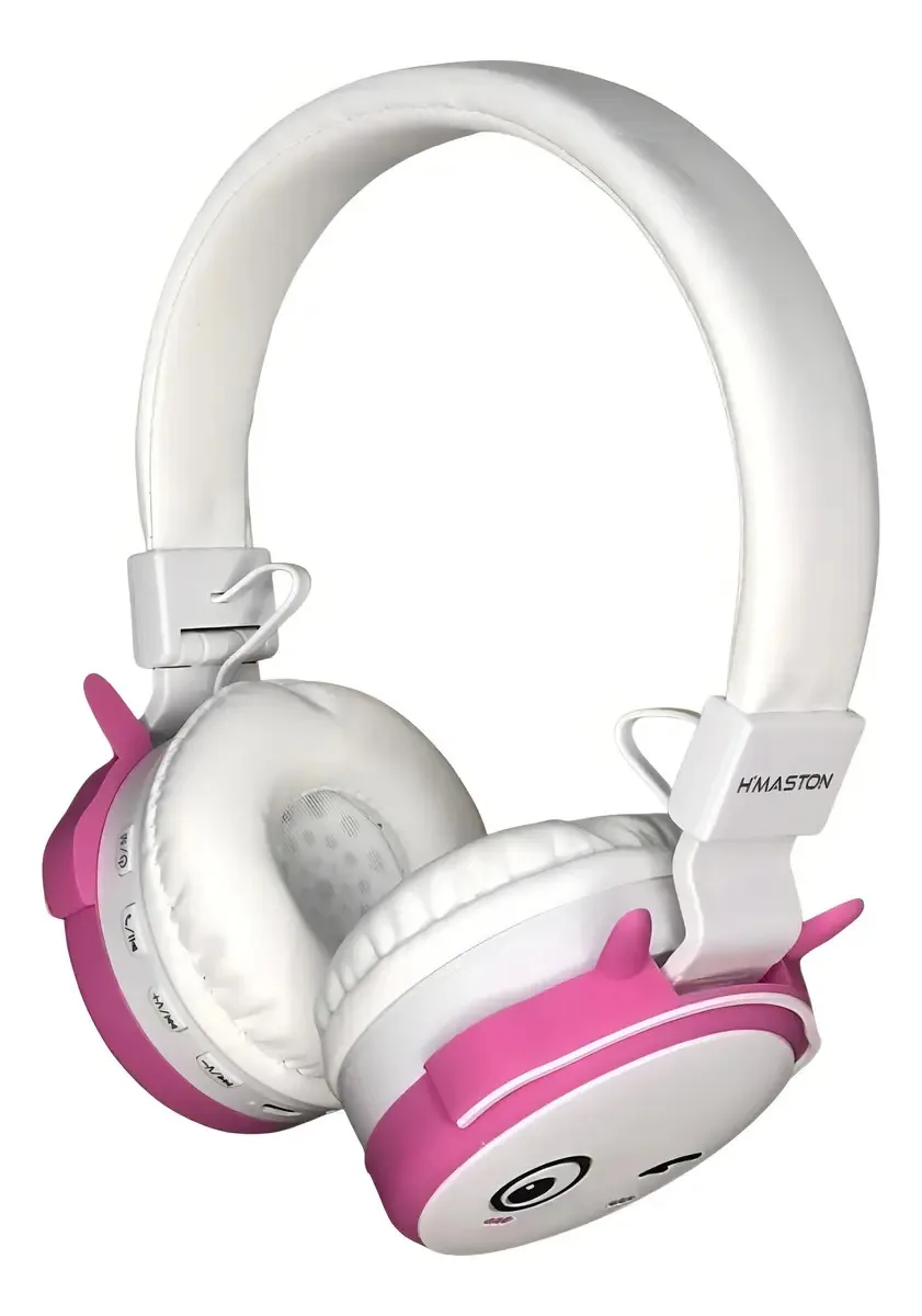 Fone Ouvido Sem Fio Infantil Gatinho Bluetooth Menina Kawai