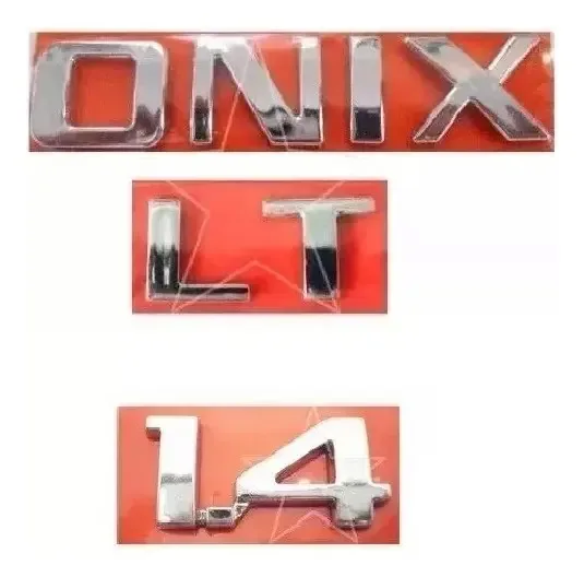 Emblemas Chevrolet Onix Lt 1.4 - 2013 À 2015