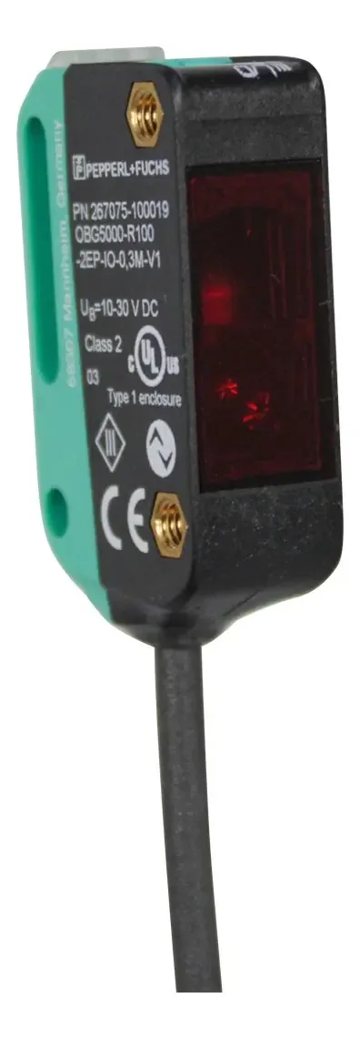 Sensor Fotoelétrico Reflexivo Obg5000-r100-2ep-io-0,3m-v1