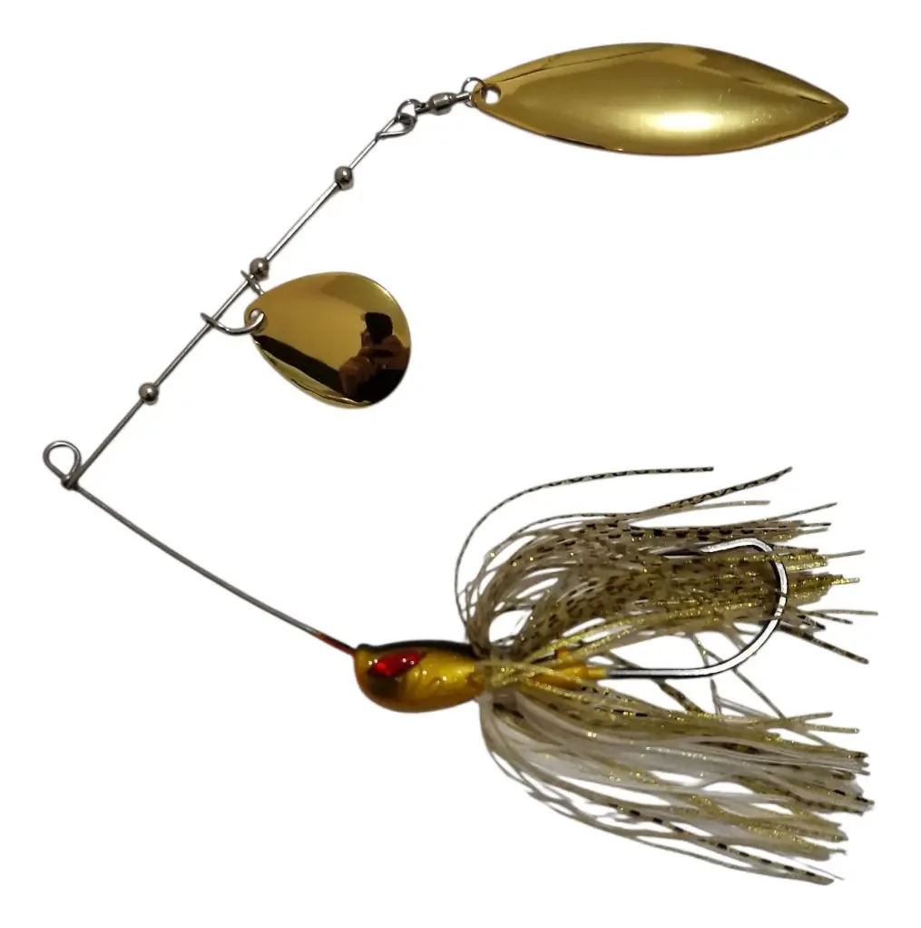 Isca Spinner Bait Yara King Spinner Dourado 26g Anti Enrosco