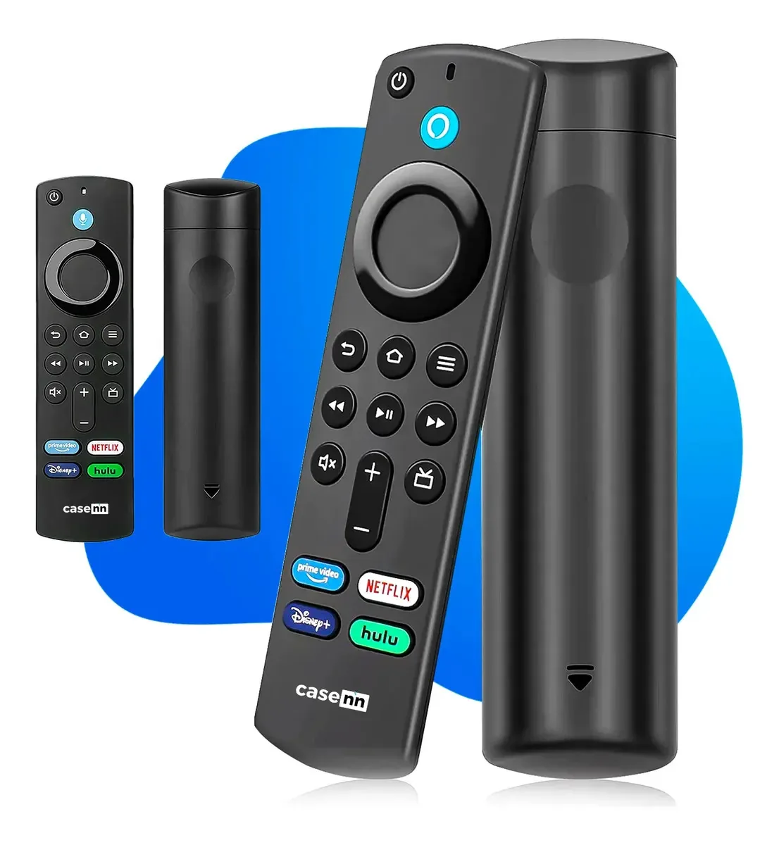 Controle Remoto com Voz Compatível Amazon Fire Tv Lite Fire Stick 4k Cor Preto Casenn