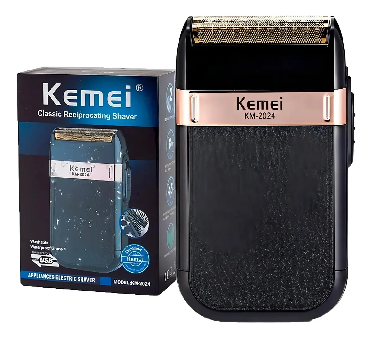 Barbeador Elétrico Kemel Km-2024 60 Minutos