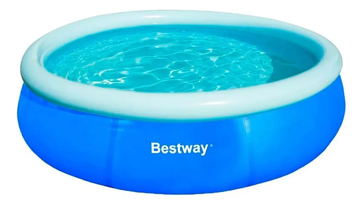 Piscina Inflável Bestway Fast Set 1.68m Azul