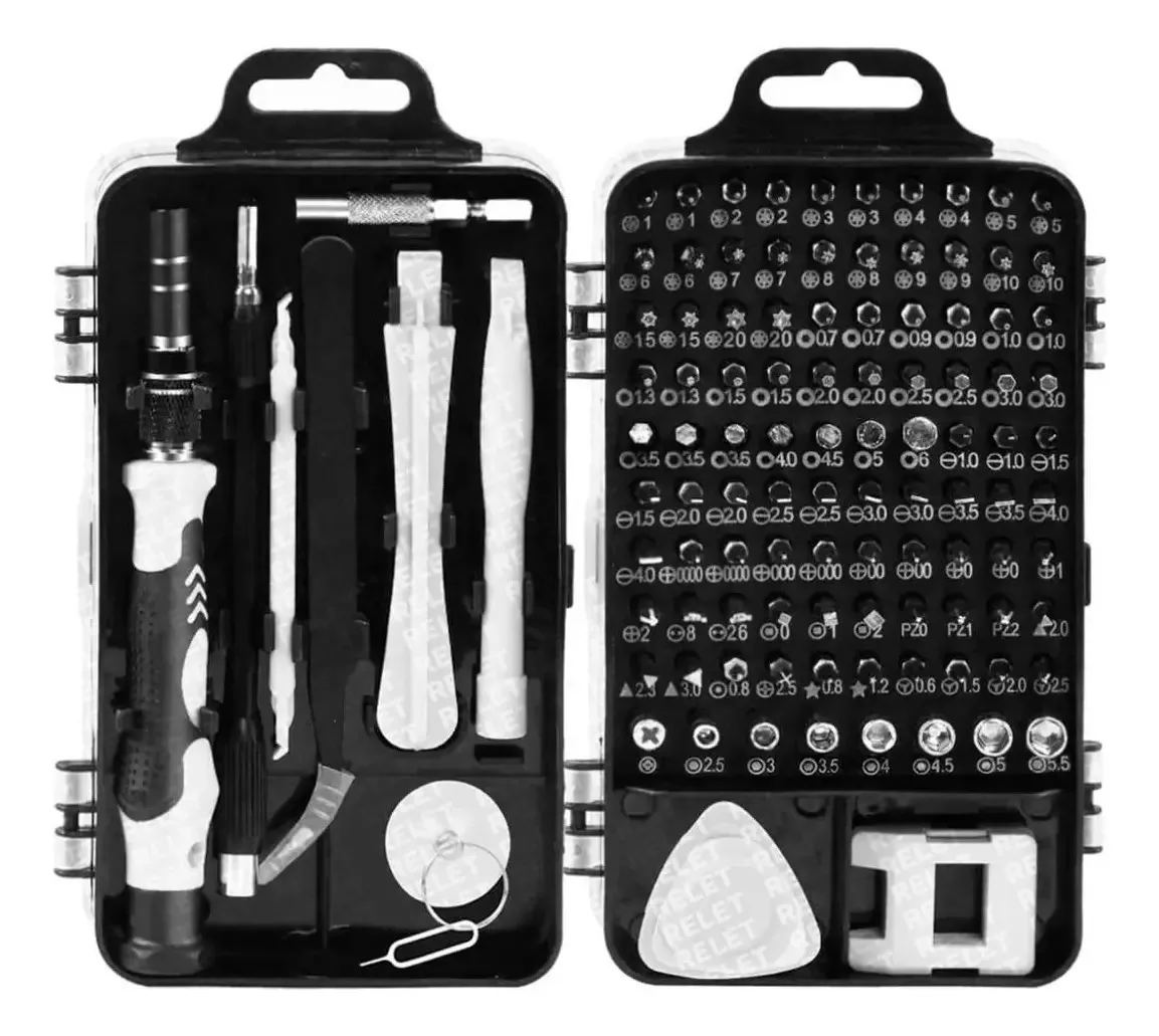 Conjunto Com 115 Ferramentas De Qualidade Alta