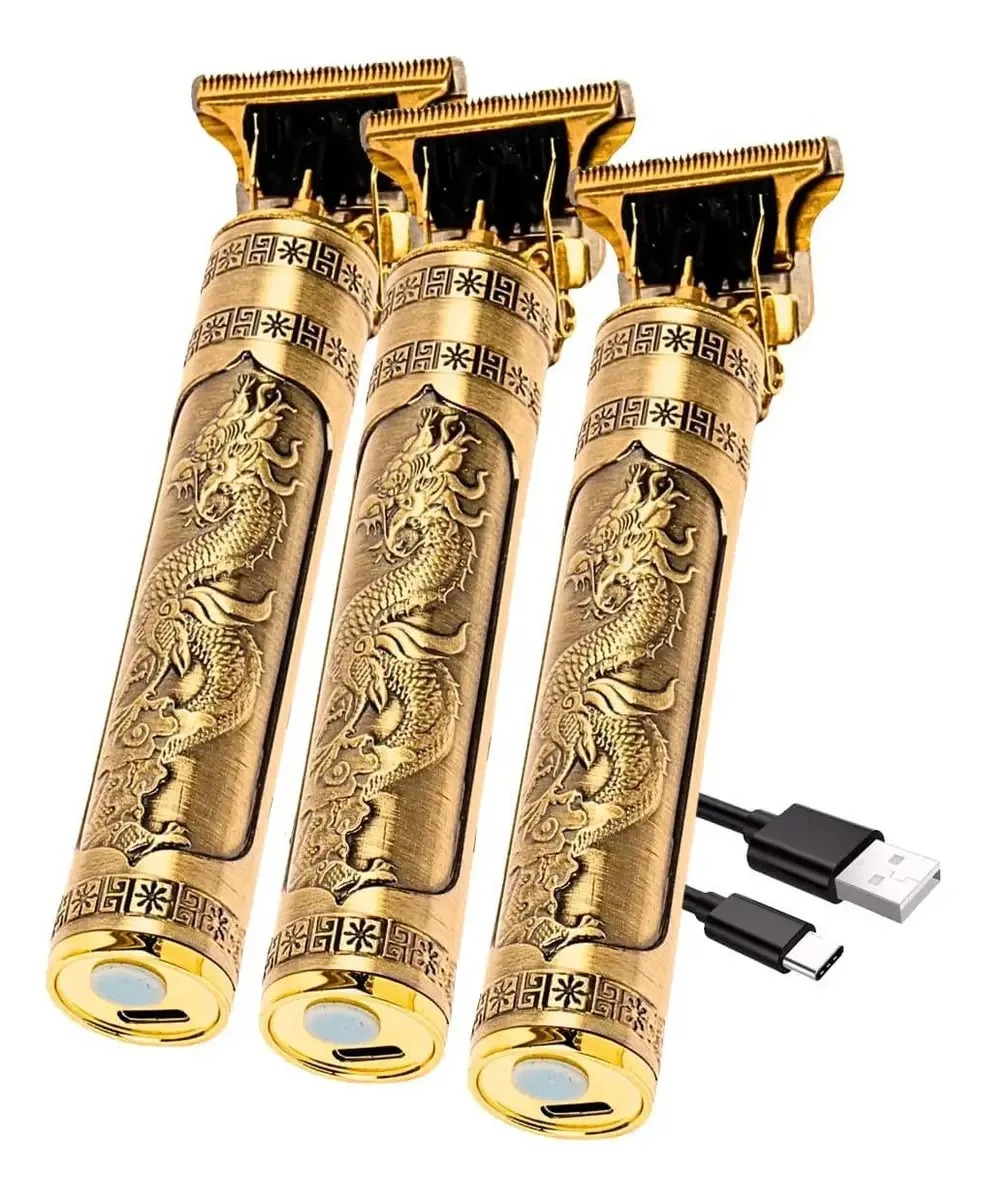 Kit 3 Maquinas Depilação Apara Pelo Corpo Maquininhas Dragão