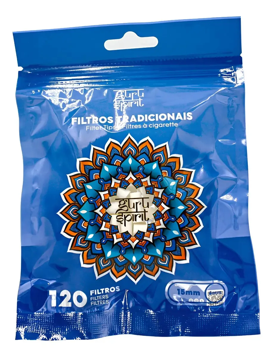 Filtro Guru Spirit Tradicional Com 120 Filtros