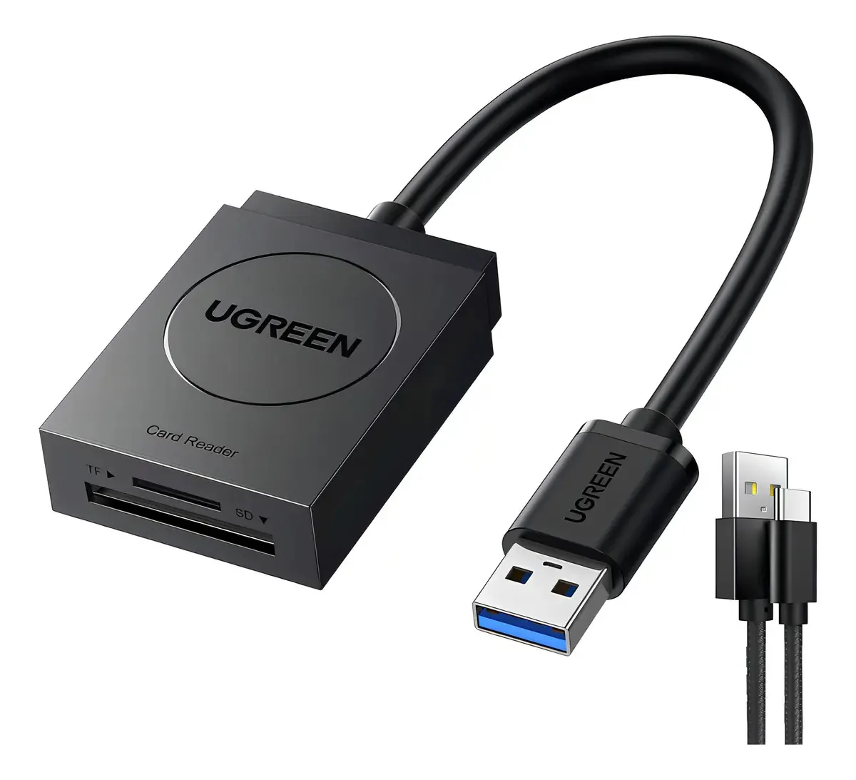 Adaptador Ugreen Usb 3.0 P Micro Sd E Sd +cabo Usb-c