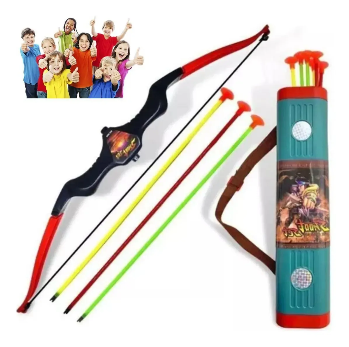 Arco E Flecha Bolsa E Flechas Ventosa Diversão Esportiva