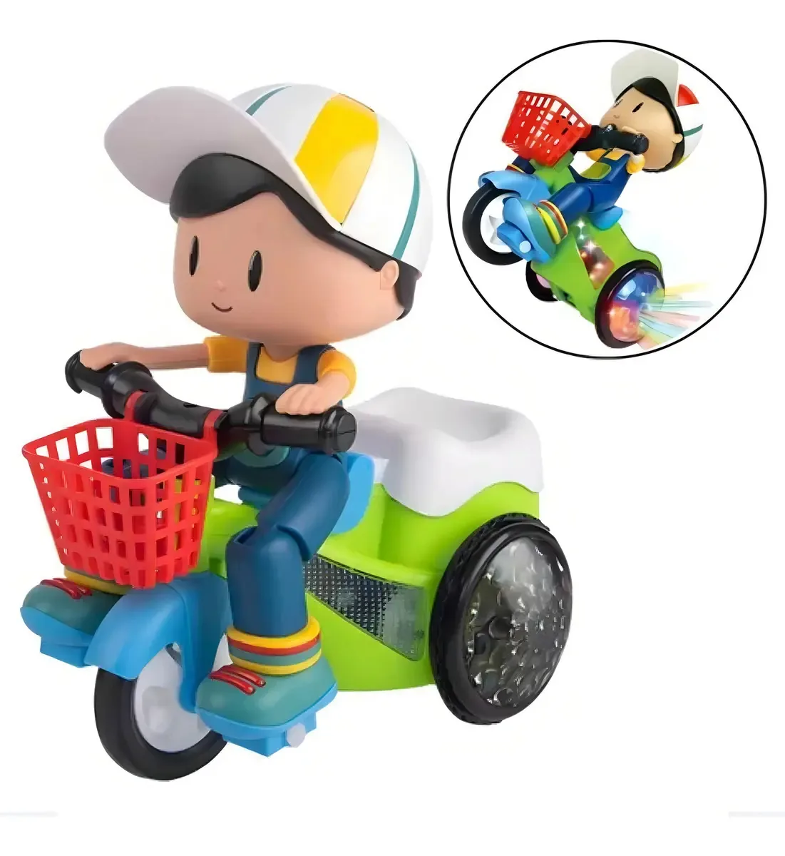 Carro De Brinquedo Tricycle Branco