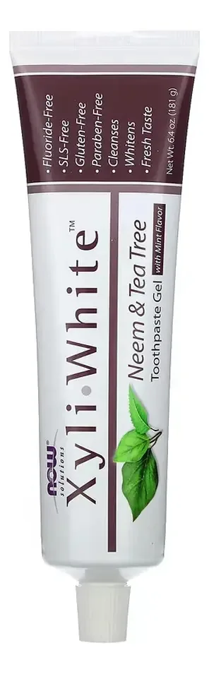 Creme Dental Now Foods Xyliwhite Neem E Tea Tree, 6,4oz