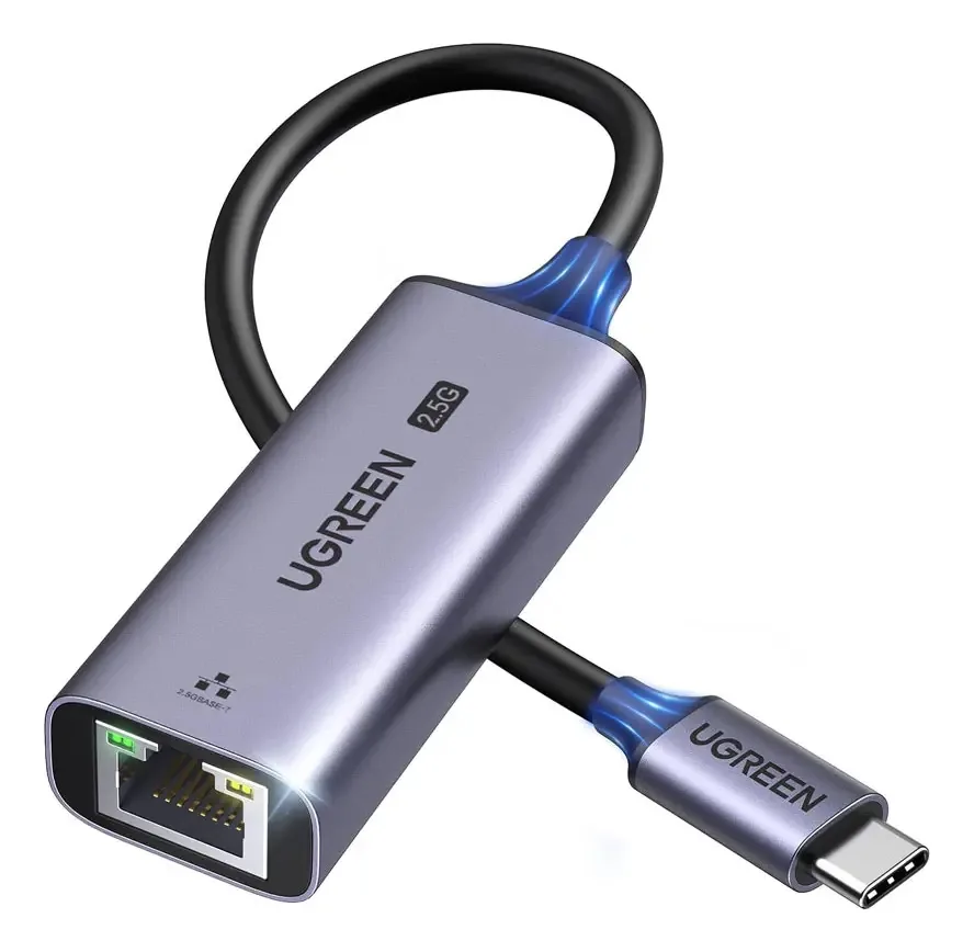 Adaptador Usb C P/rj45 2.5gbps Sup iPad Pro Ugreen