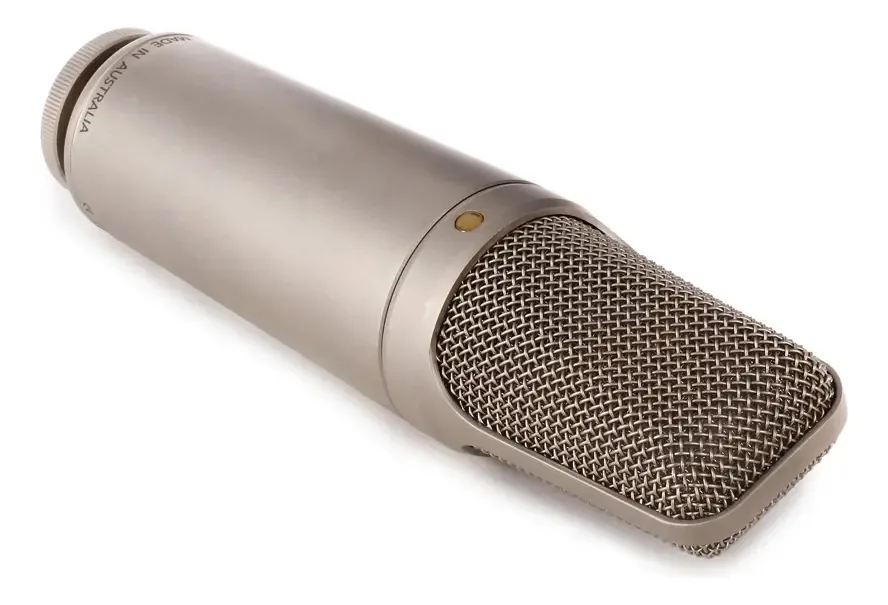 Microfone Condensador Nt1000 Xlr Estúdio Gravação Prata Rode