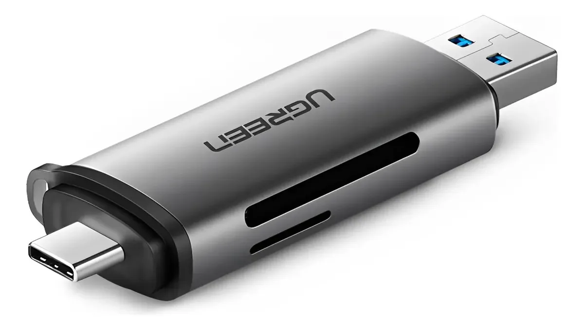 Adaptador Ugreen Cm184 Usb Tipoc E A Para Micro Sd E Sd