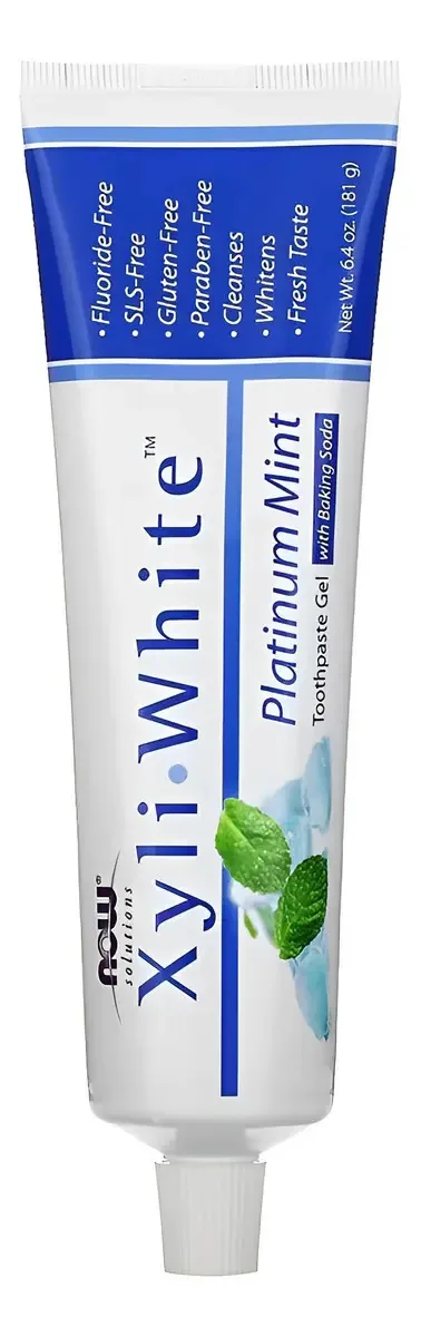 Creme Dental Xyliwhite Now Foods Menta Com Bicarbonato Sódio