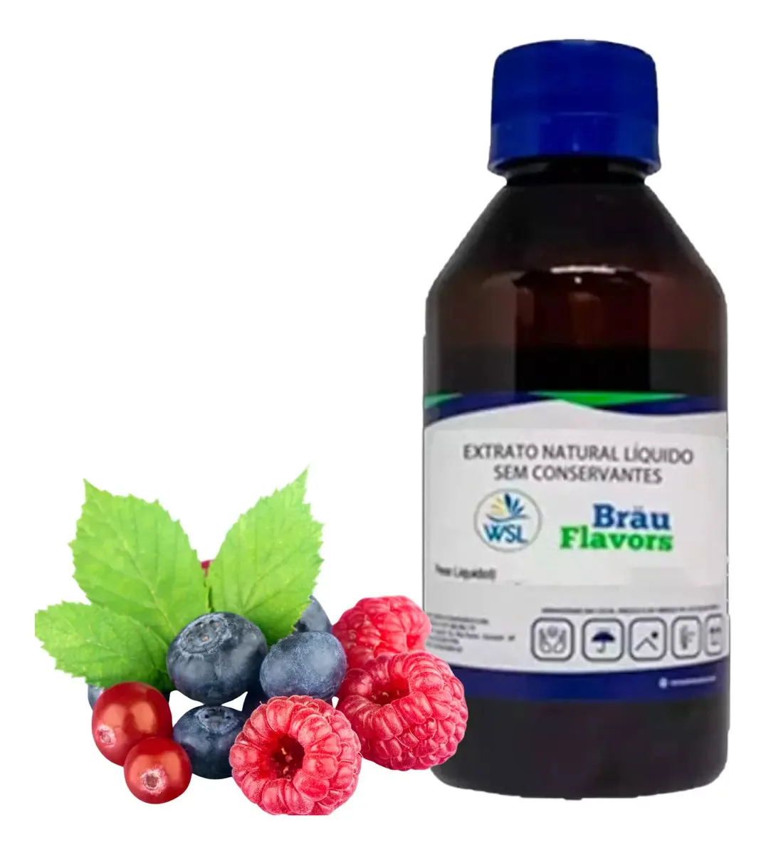 Extrato De Frutas Vermelhas - Natural - Bräu Flavors - 50g