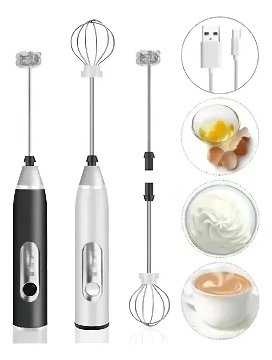 Mini 2 Em 1 Batedor Ovos 2x1 Frutas Elétrico Elétrico