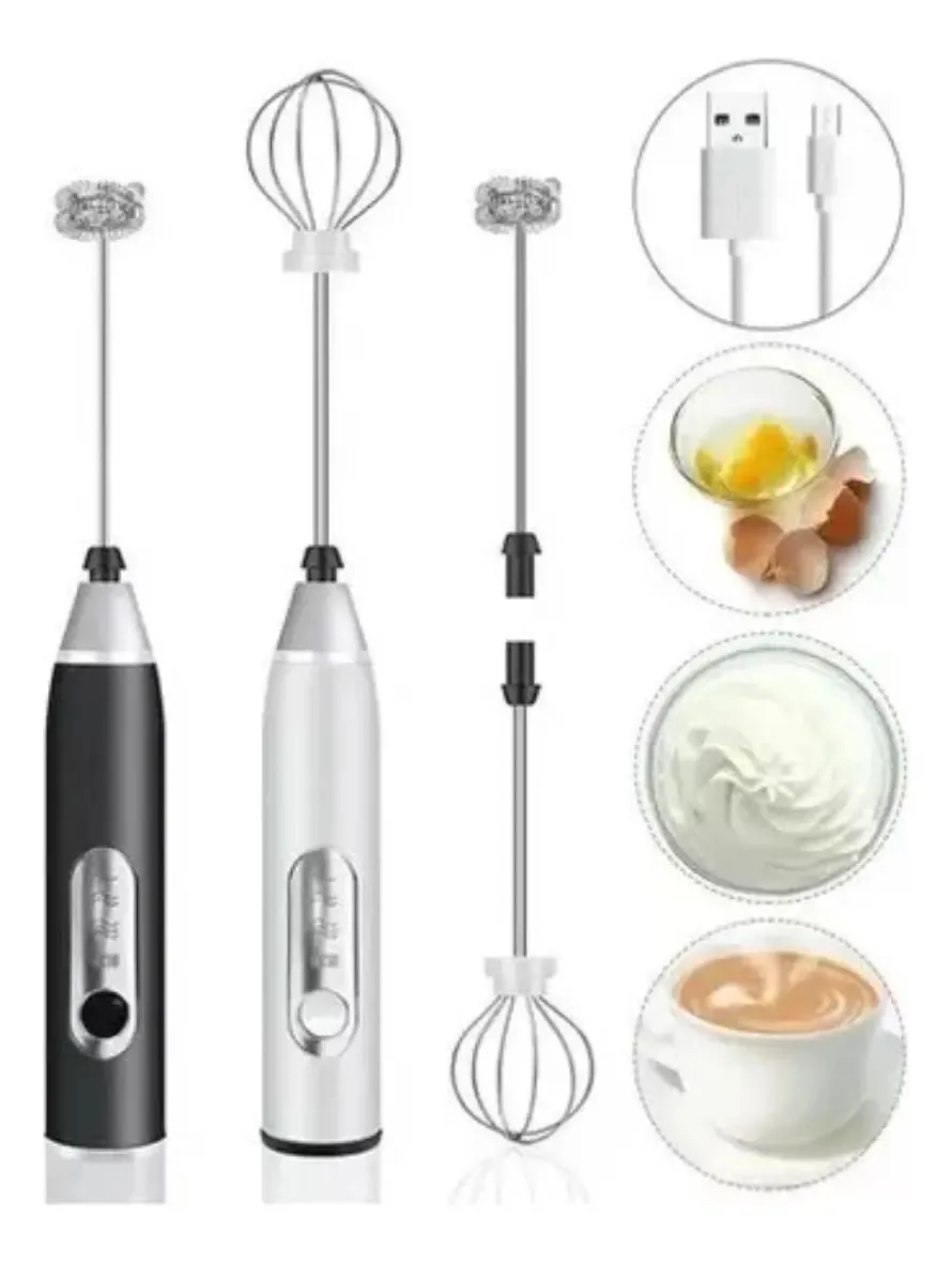 Mini 2 Em 1 Batedor Ovos 2x1 Frutas Elétrico Elétrico