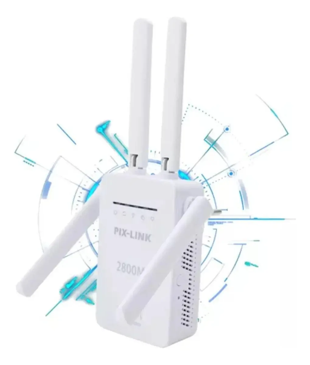 Amplificador Repetidor De Sinal Wireless 4 Antenas Já