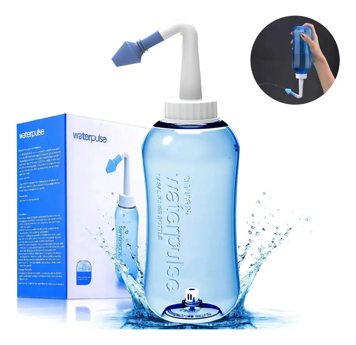 Higienizador De Sinusite Azul E Compacto