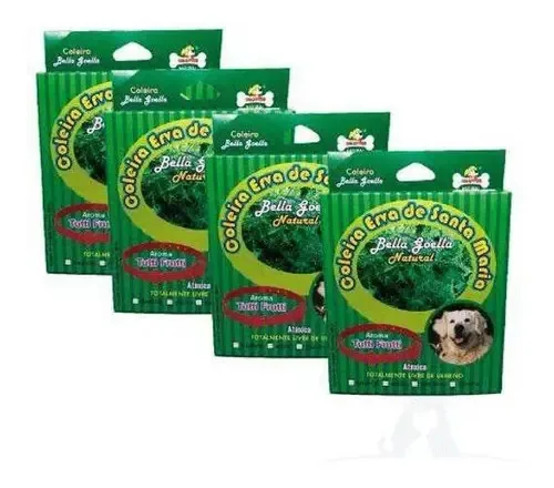 Kit 4 Coleiras Repelentes Naturais Cães Grandes Bella Goella Cor Outro