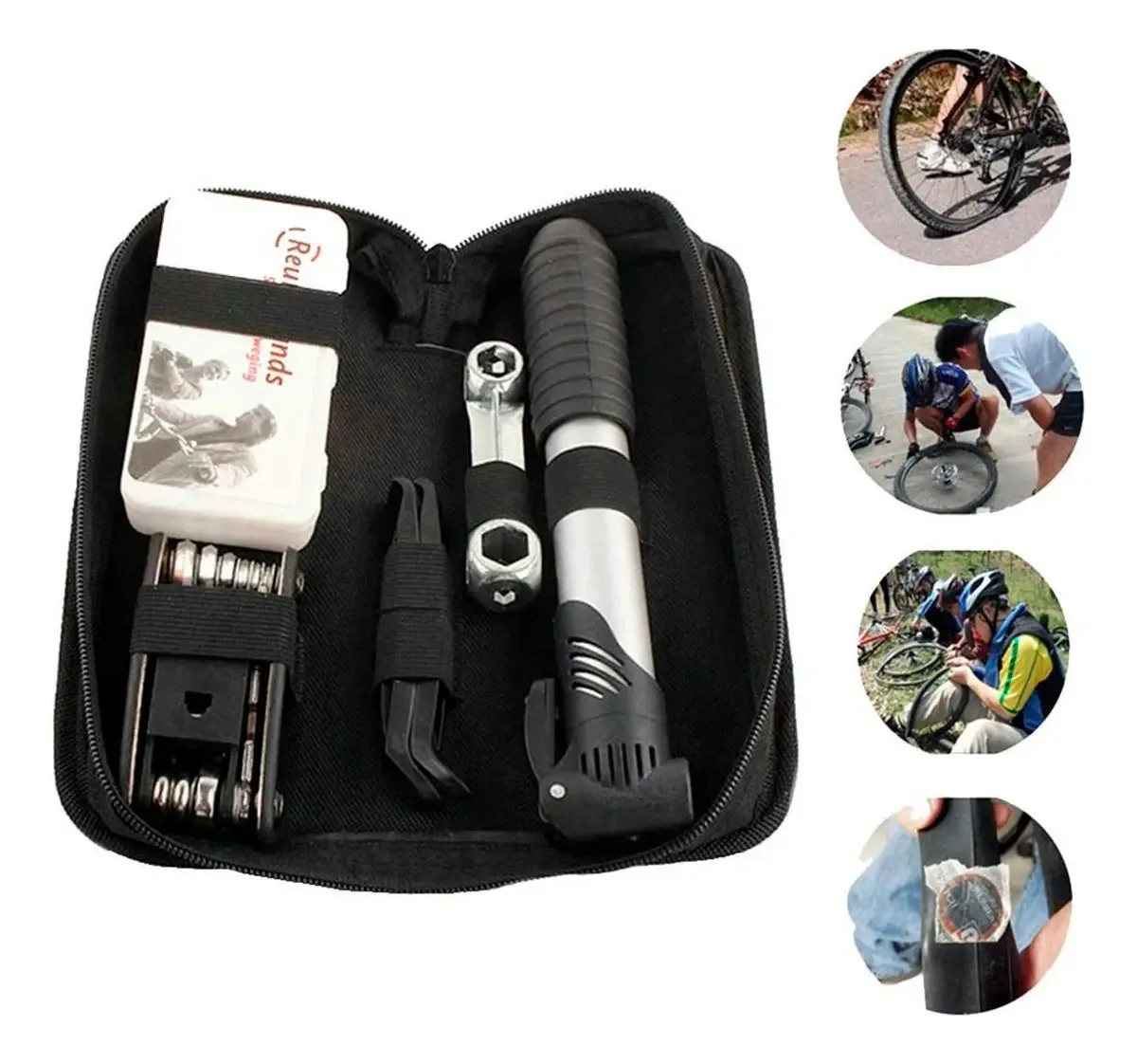 Bolsa Ferramentas Bike Bicicleta Chaves Remendo Reparo Pneu