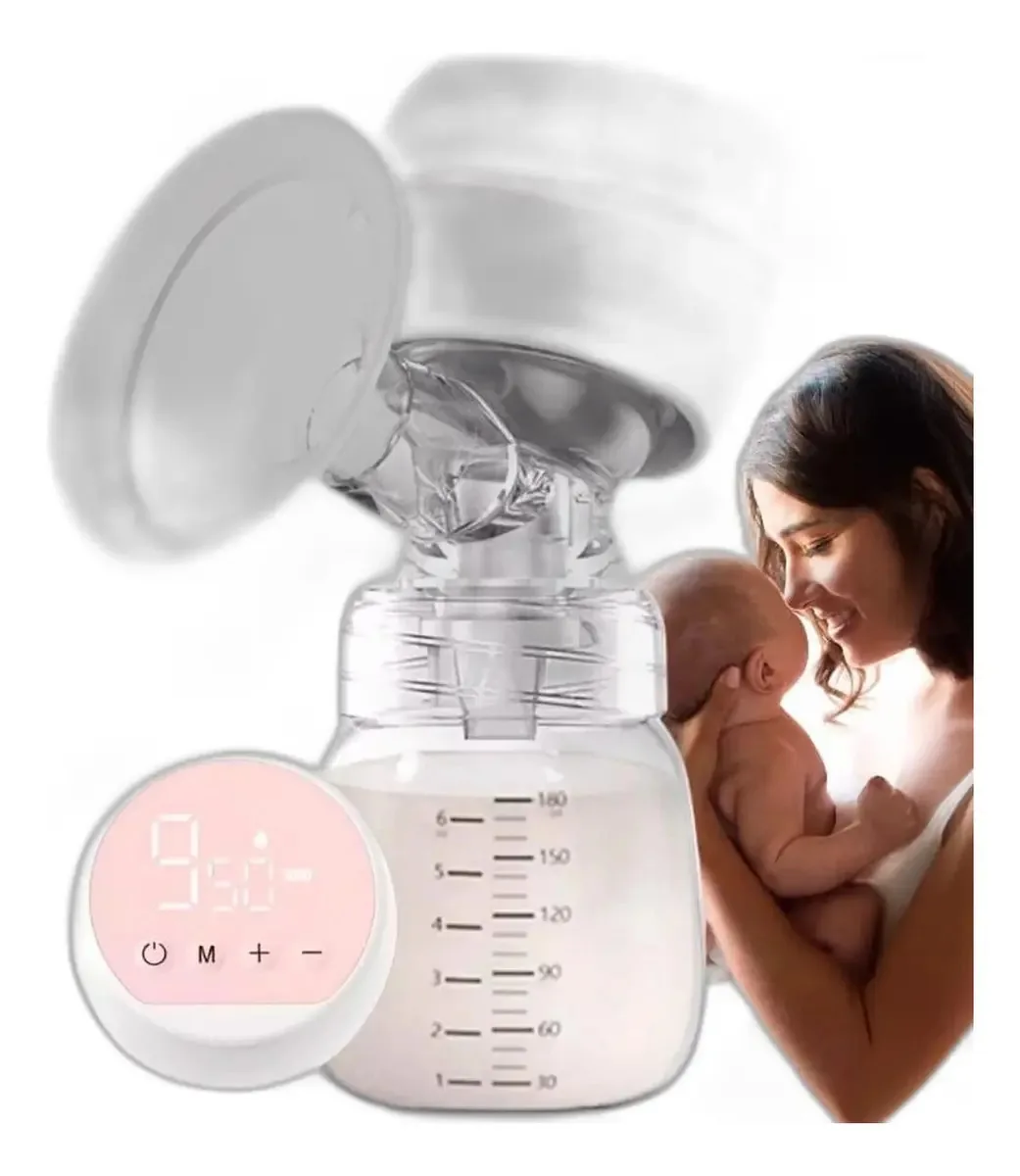 Bombinha Tira Leite Elétrico Digital 180ml Materno Usb