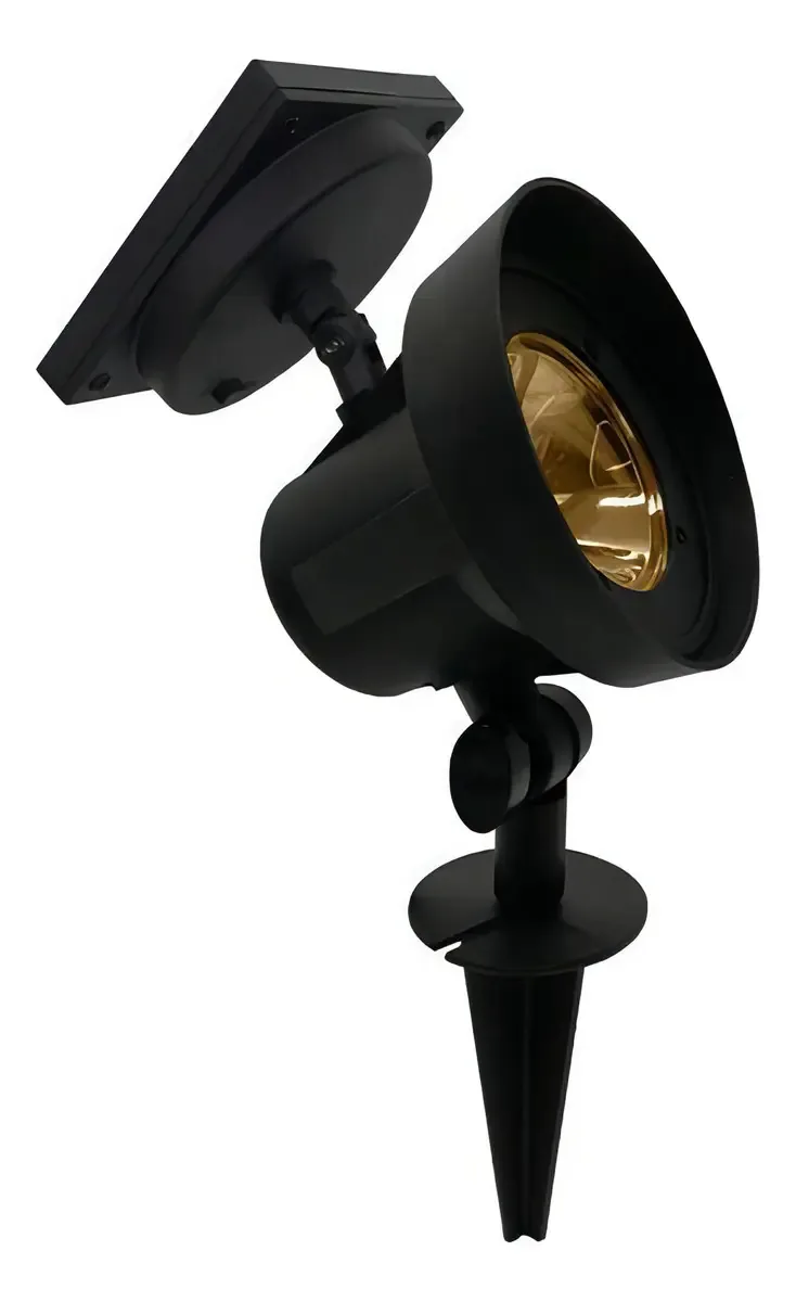 02 Luminárias Solar Espeto Spot Superled 20lm 3000k Ecoforce