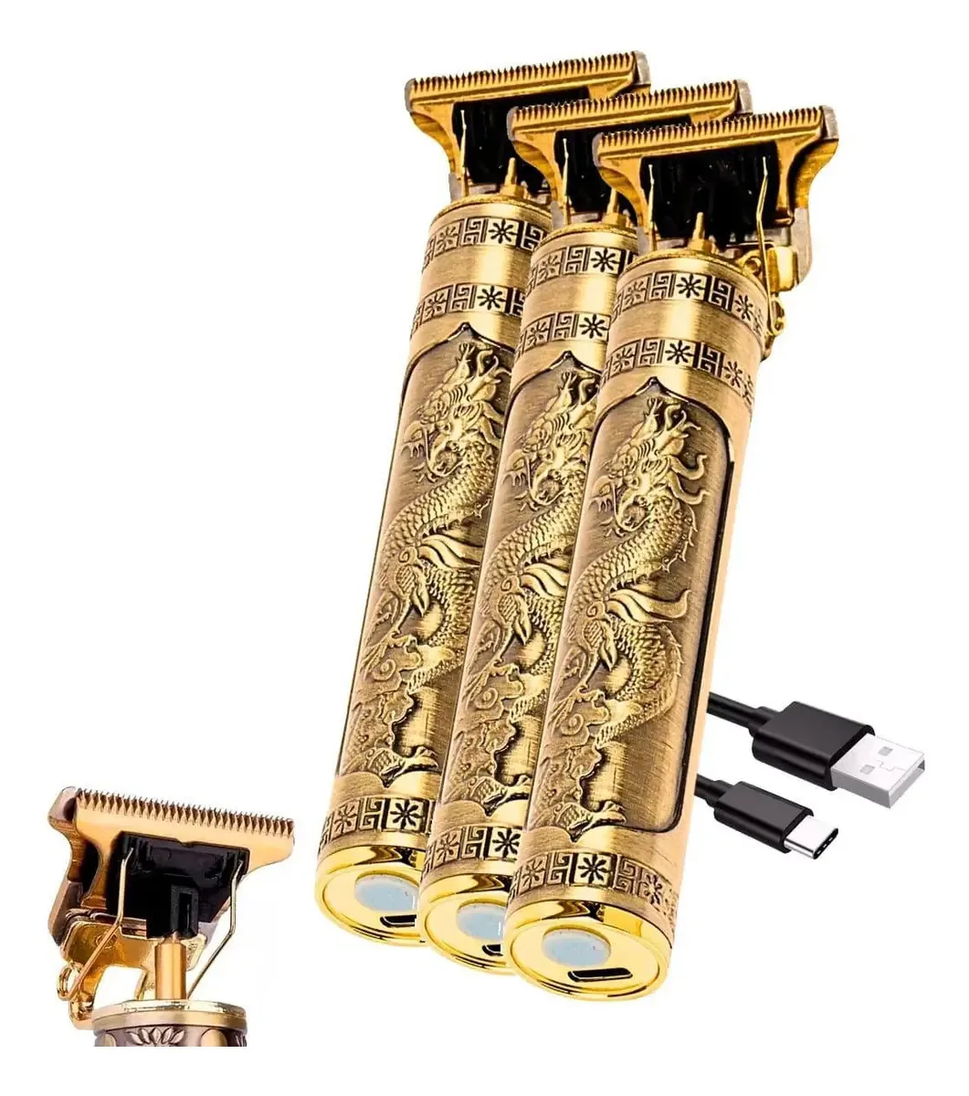 Kit 3 Maquinas Depilação Apara Pelo Corpo Maquininhas Dragão