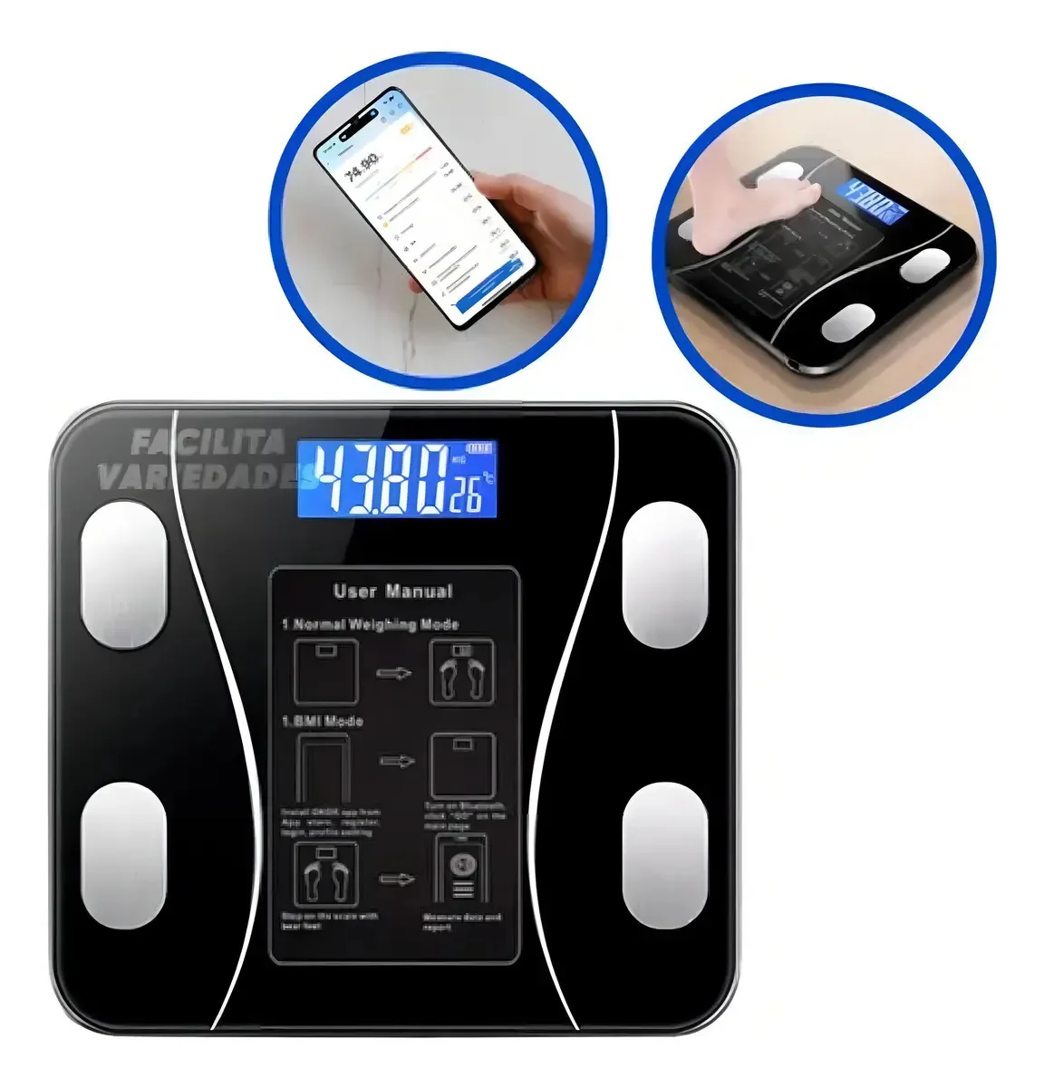 Balança Inteligente Bluetooth Profissional