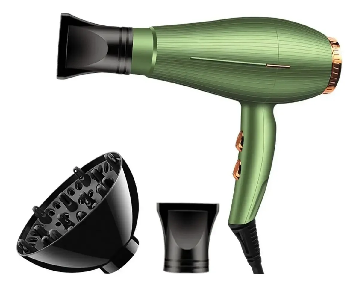 Secador Cabelo Vermelho Digital Alta Potência Rápida