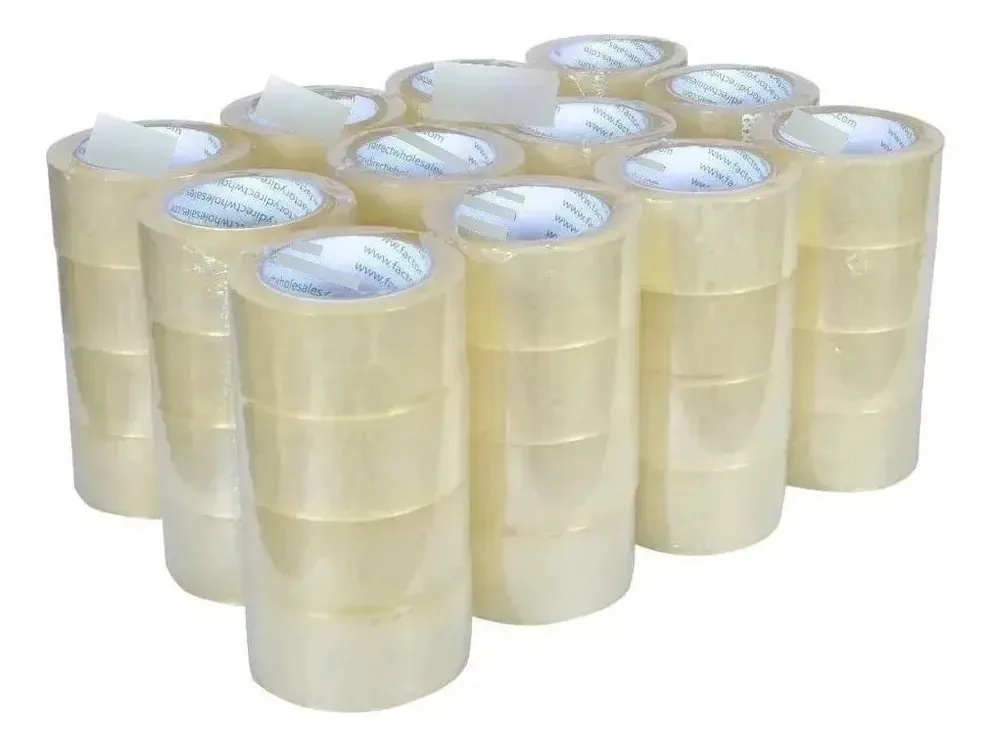 10 Fitas Adesivas 45mm X 100m Transparente Embalagem Forte
