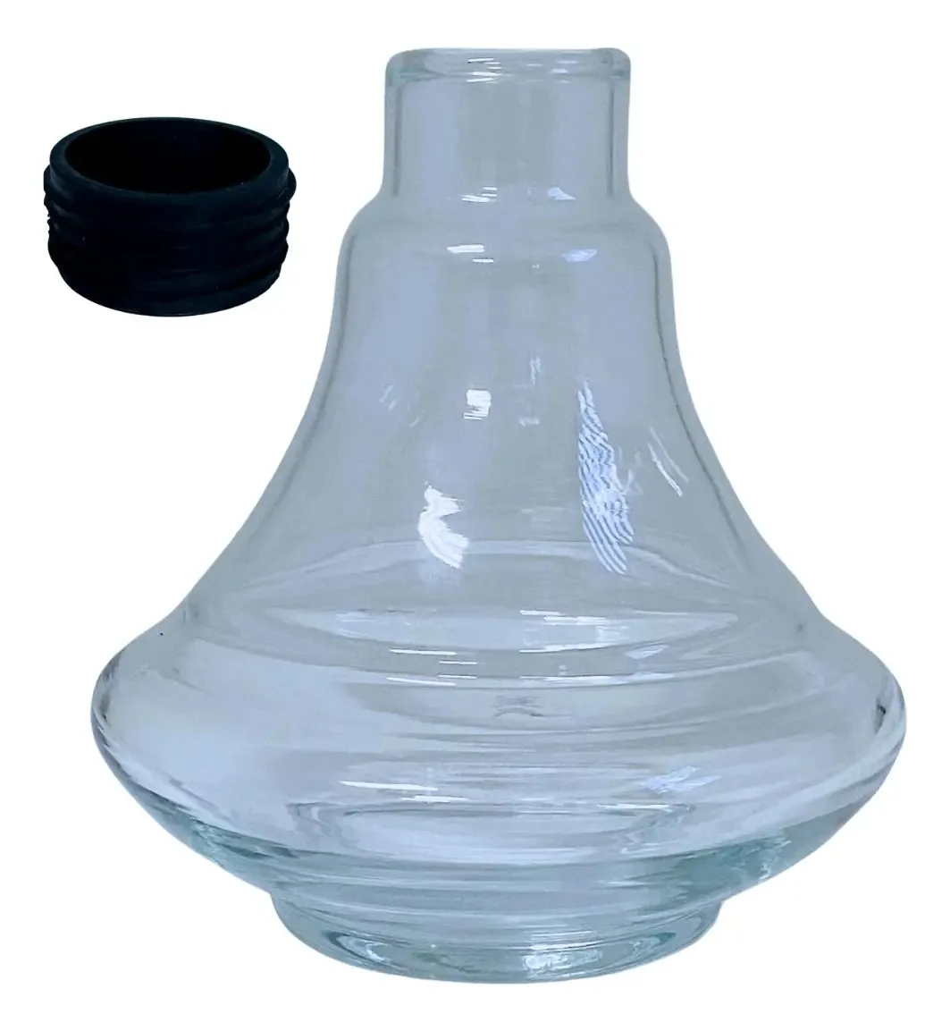 Vaso Base Para Narguile Aladim Grosso Anubis Artglass