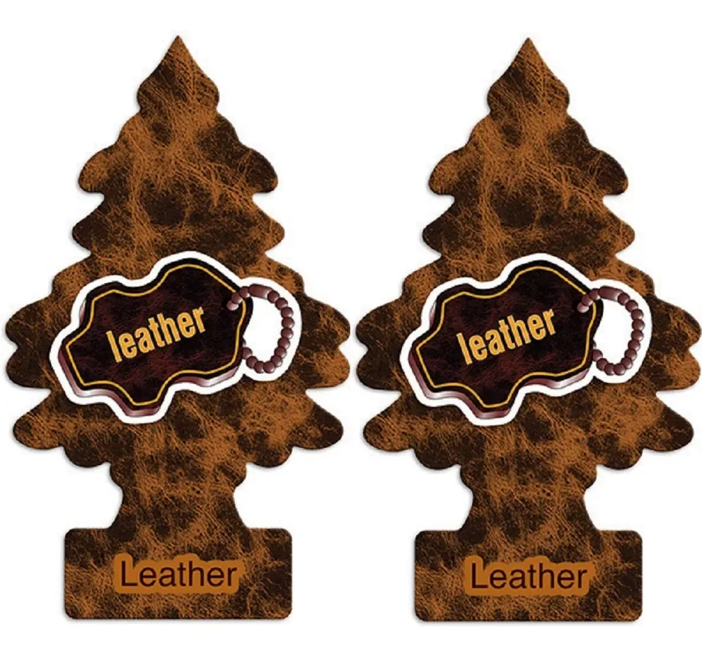 Aromatizantes Little Trees Leather Couro Kit C 2 Un