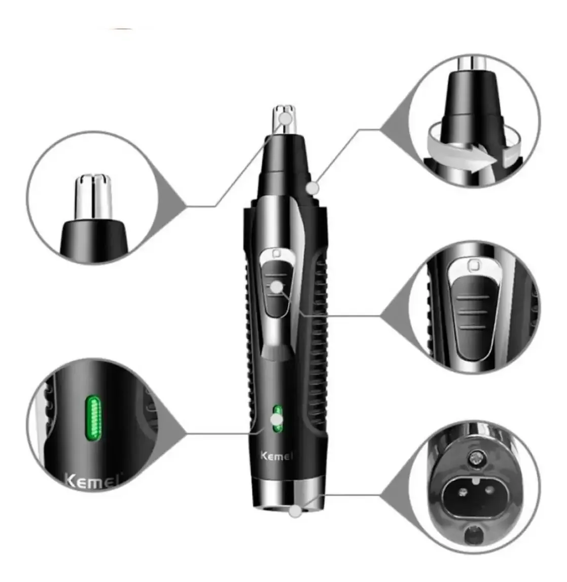 Aparelho 2 Em 1 Ideal Remover Pelos Orelhas E
