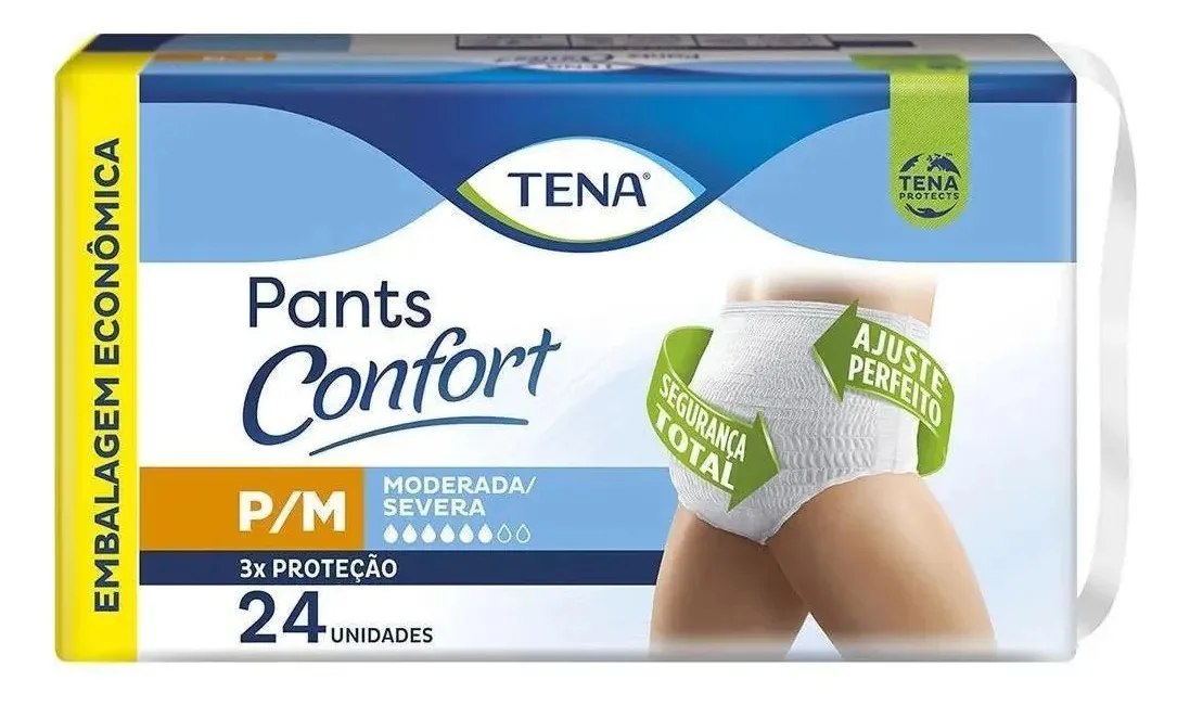 Fraldas para adultos descartáveis TENA Pants Confort Pants Confort Pequeno/Médio