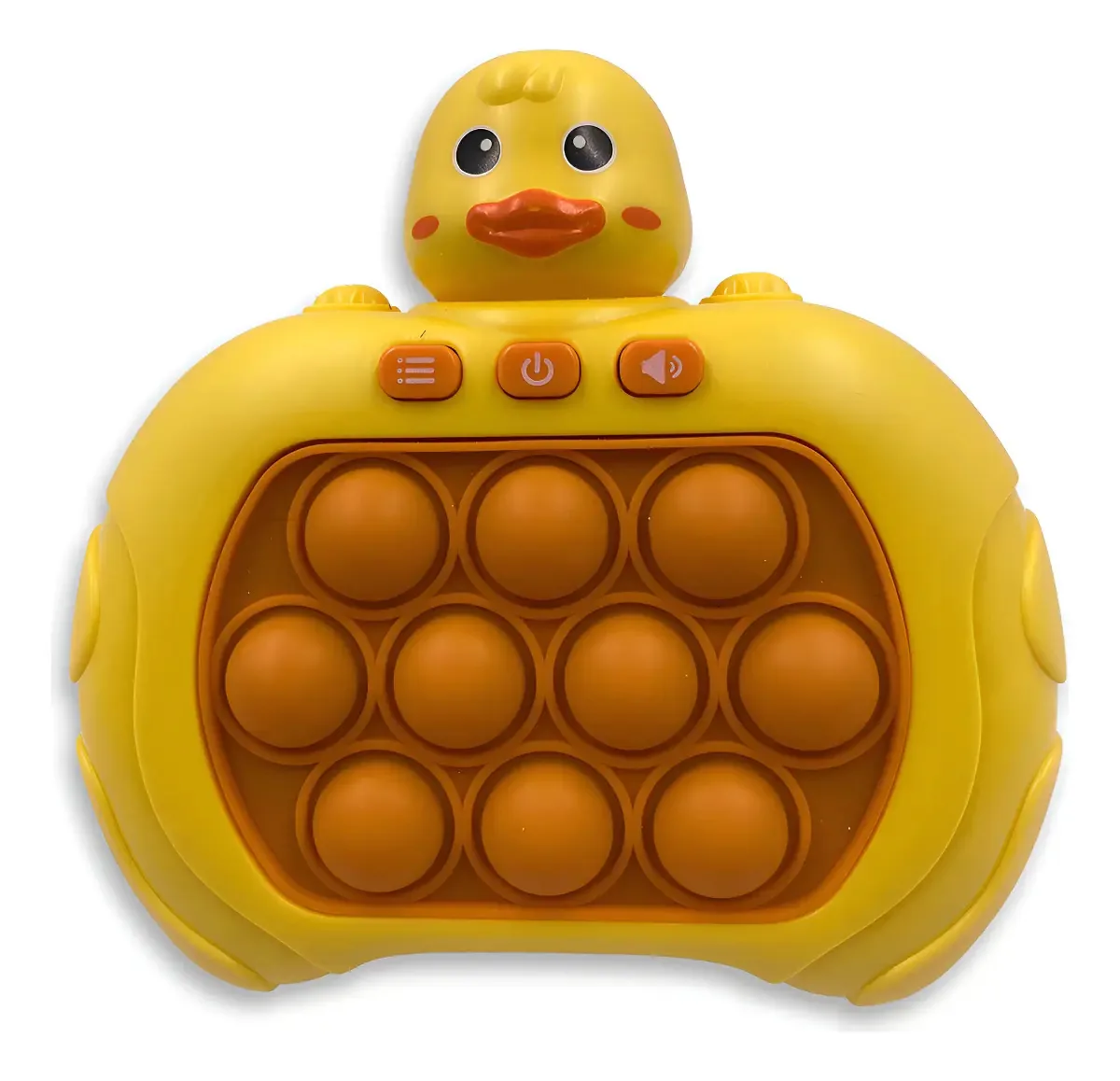 Pop It Eletrônico Amarelo Console Anti Stress Brinquedo Silicone Portátil