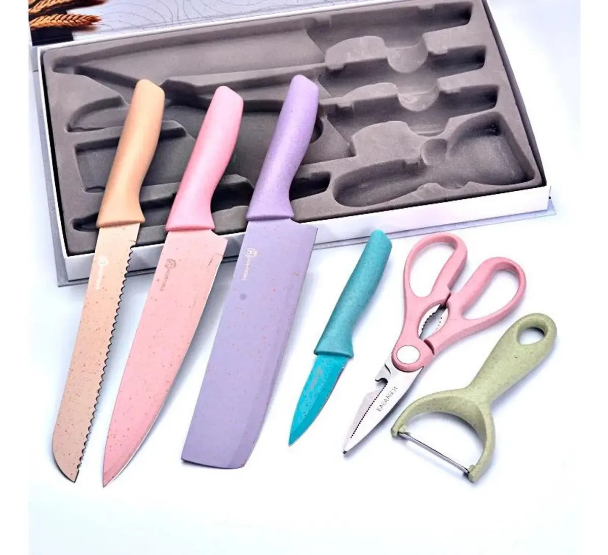 Conjunto Facas Colours Top Churrasco