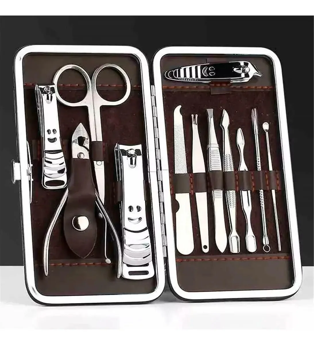 Conjunto De Unha Profissional Manicure E Pedicure 12 Peças