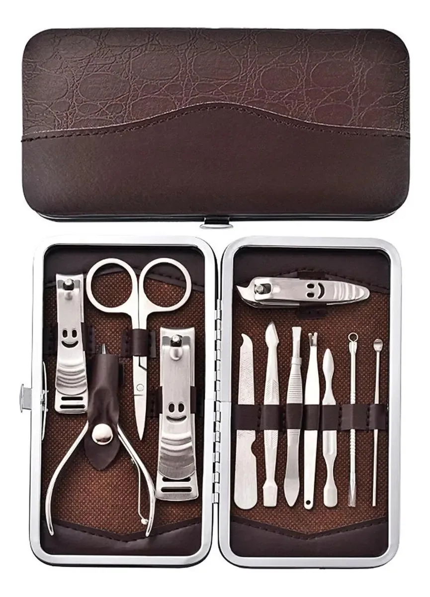 Kit De Unhas Completo Tesoura E Alicate Portátil Manicure
