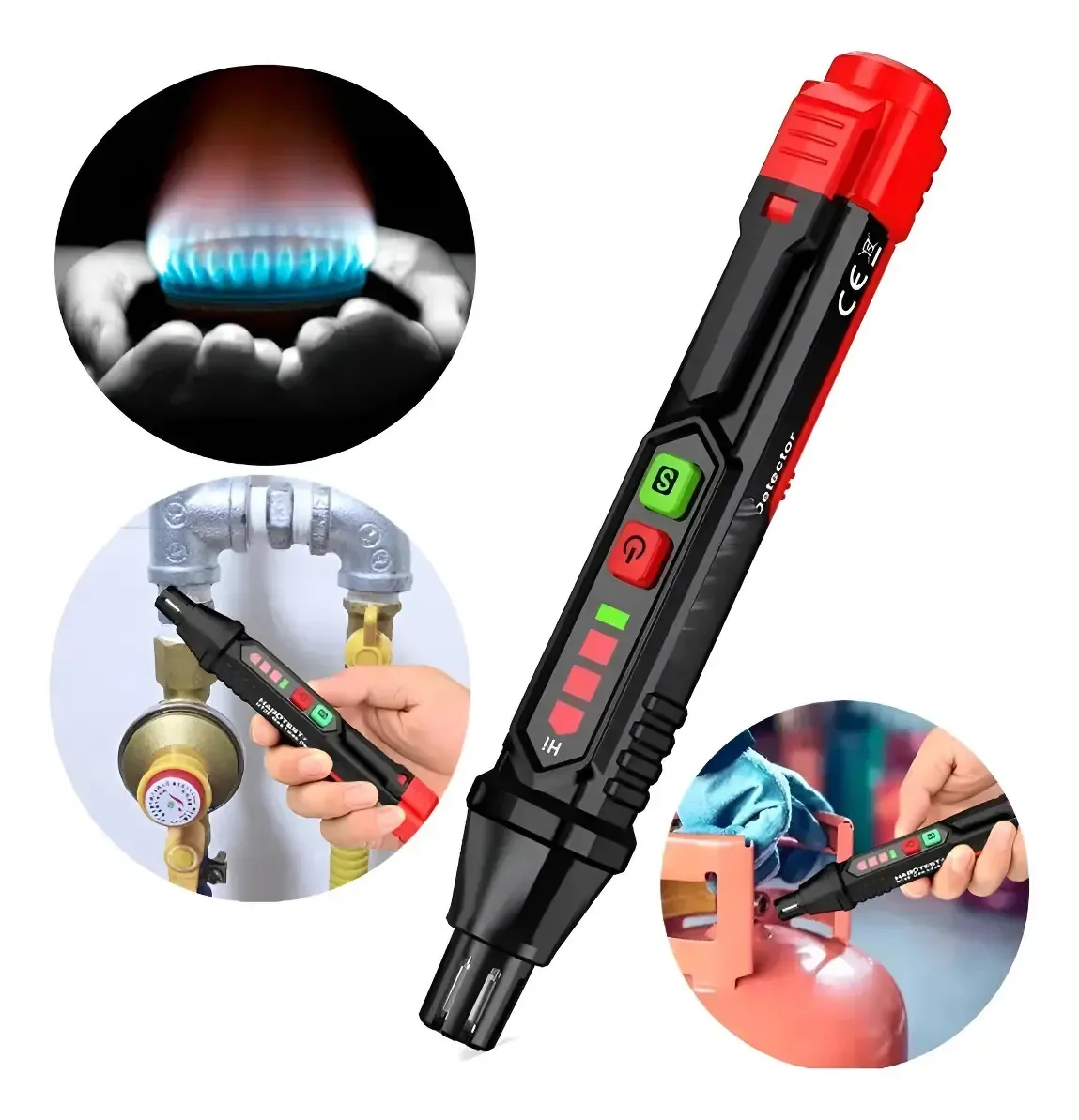 2x Caneta Detector Vazamento Gás Combustível Butano Habotest